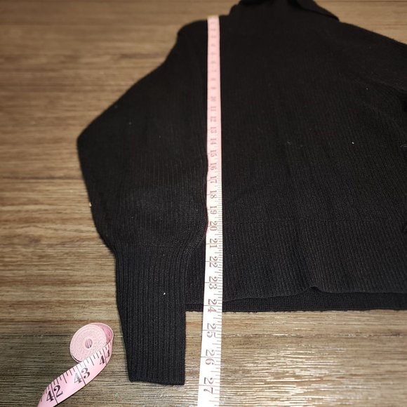 Quince Baby Alpaca-Wool Turtleneck NWT Black XS - Picture 3 of 8